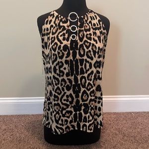 New! INC Animal Print Top